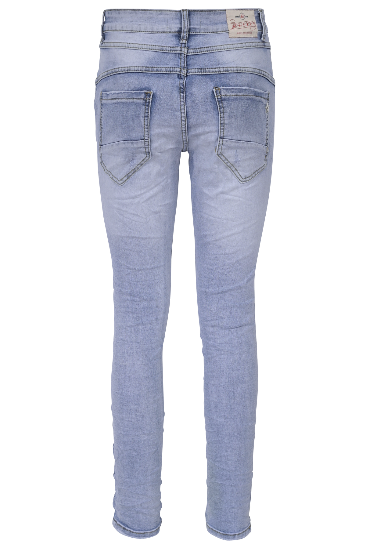 Jewelly Damen Jeans im Used Look