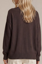 Feinstrickpullover mit Rundhalsausschnitt