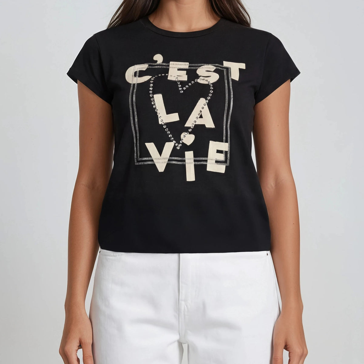 “C’est La Vie” Statement T-Shirt