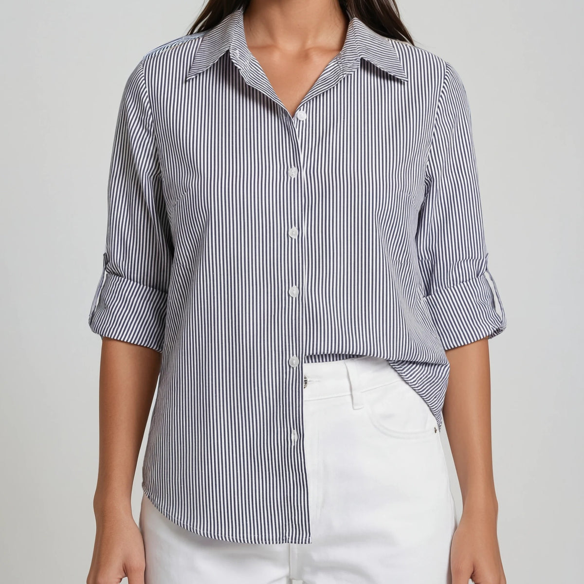 Streifenbluse – Relaxed Fit
