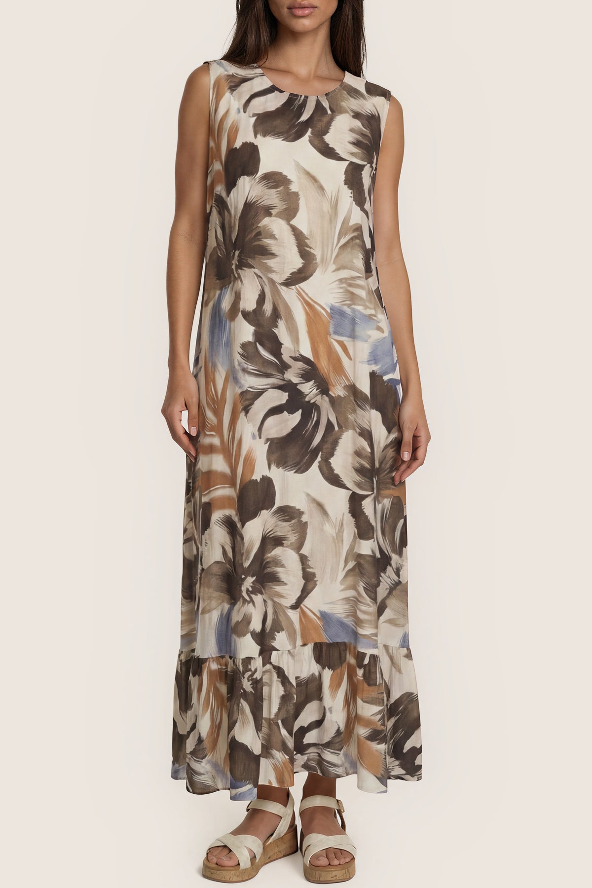 Maxikleid mit floralem Print