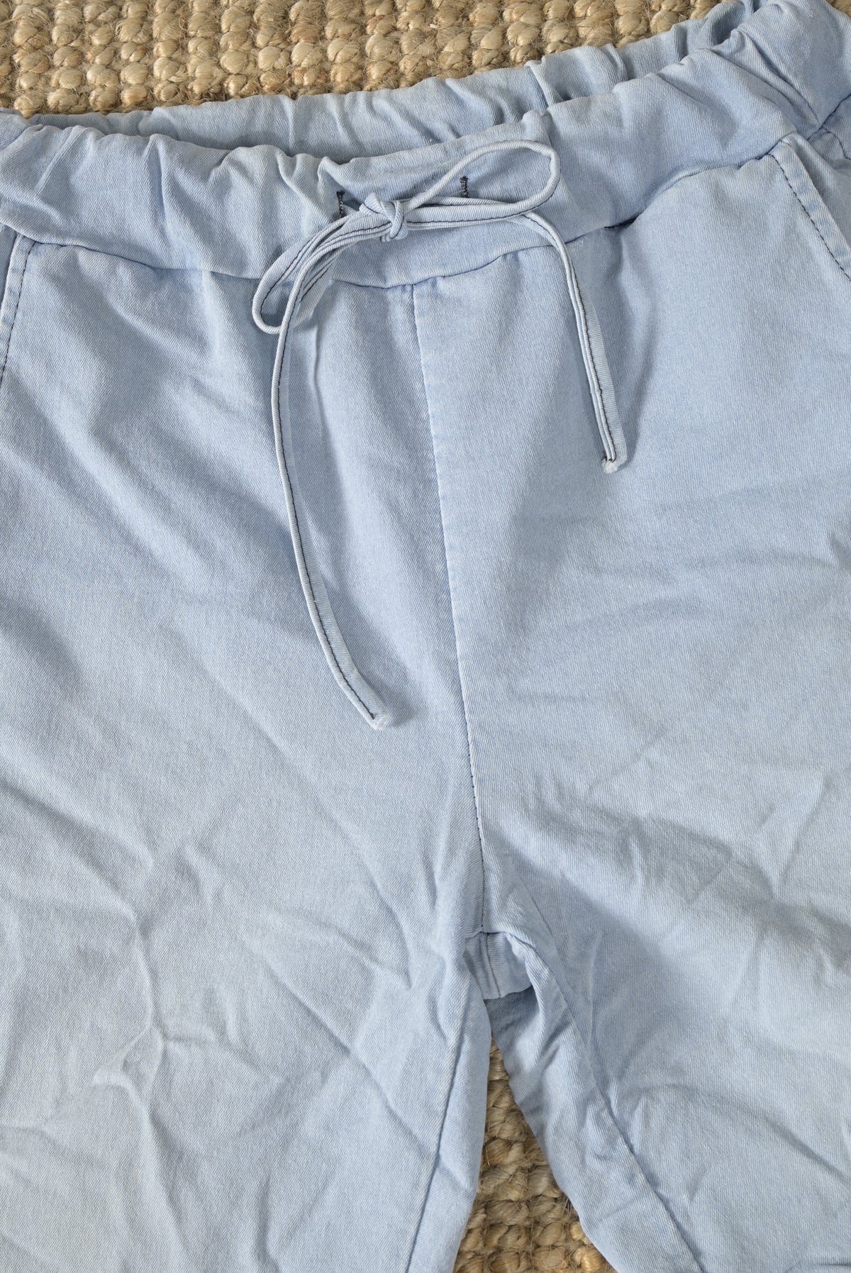 Bequeme Jogger-Hose in softer Denim-Optik