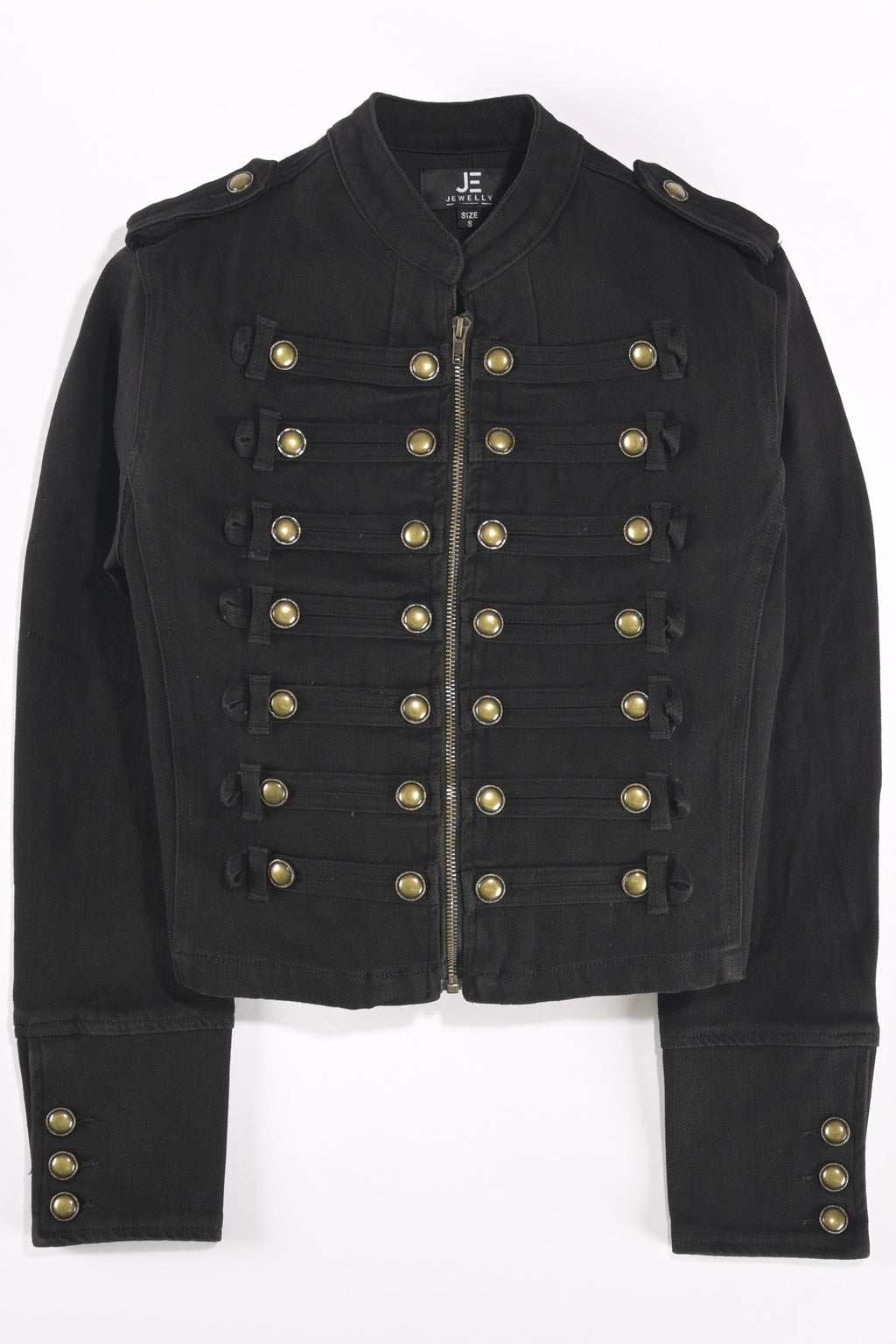 Military-Jacke mit Zierknöpfen