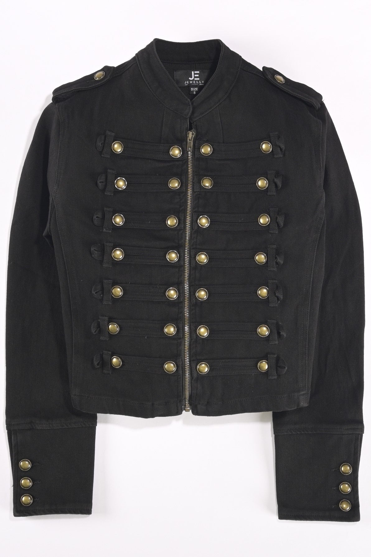 Military-Jacke mit Zierknöpfen